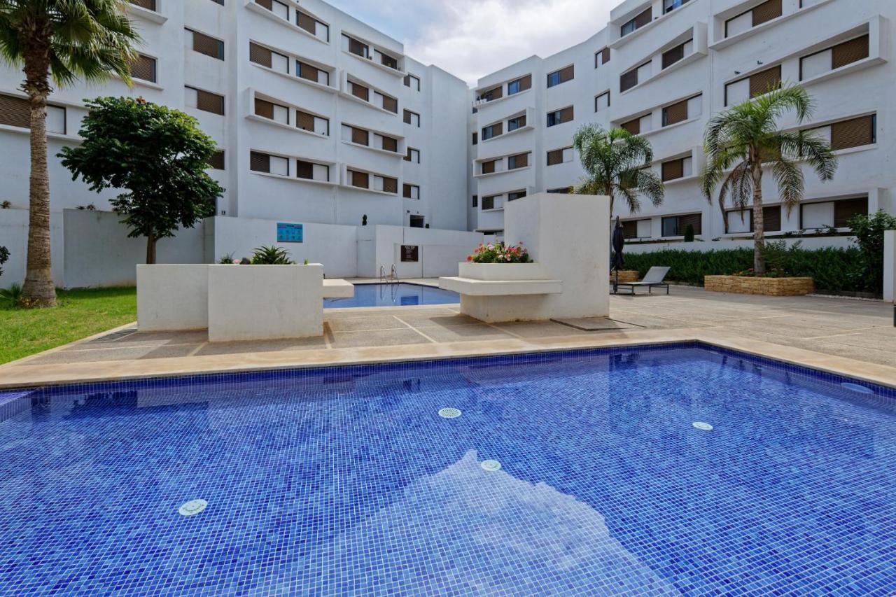 Luxury Apartment 100Sqm With Pool Near Beach Wifi Unlimited With Optical Fiber Agadir Buitenkant foto