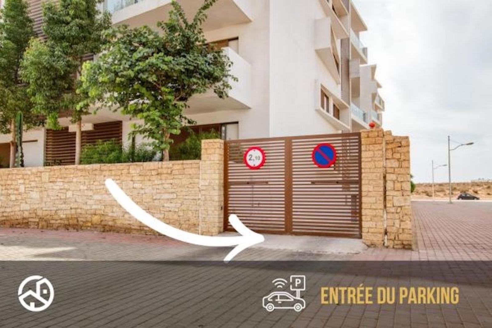 Luxury Apartment 100Sqm With Pool Near Beach Wifi Unlimited With Optical Fiber Agadir Buitenkant foto